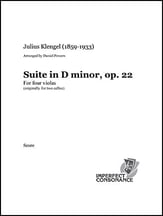 Suite in D minor, op. 22 P.O.D. cover